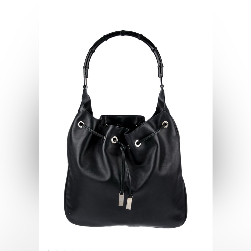 Authentic Gucci Black Leather Shoulder Bag ⭐️